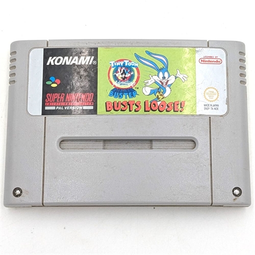 Tiny Toon Adventures Buster Busts Loose - Cartridge - SNES Spil - (NOE) (B Grade) (Genbrug)